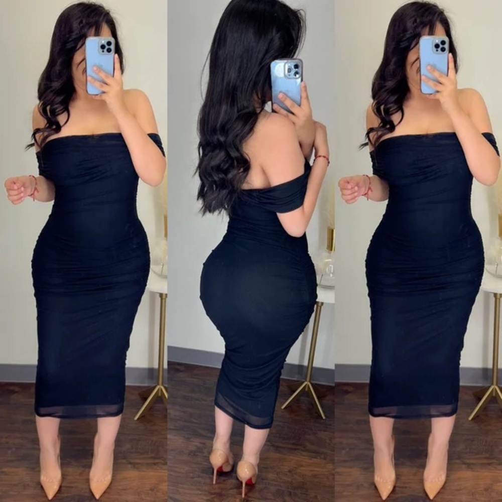 Off the shoulder dress